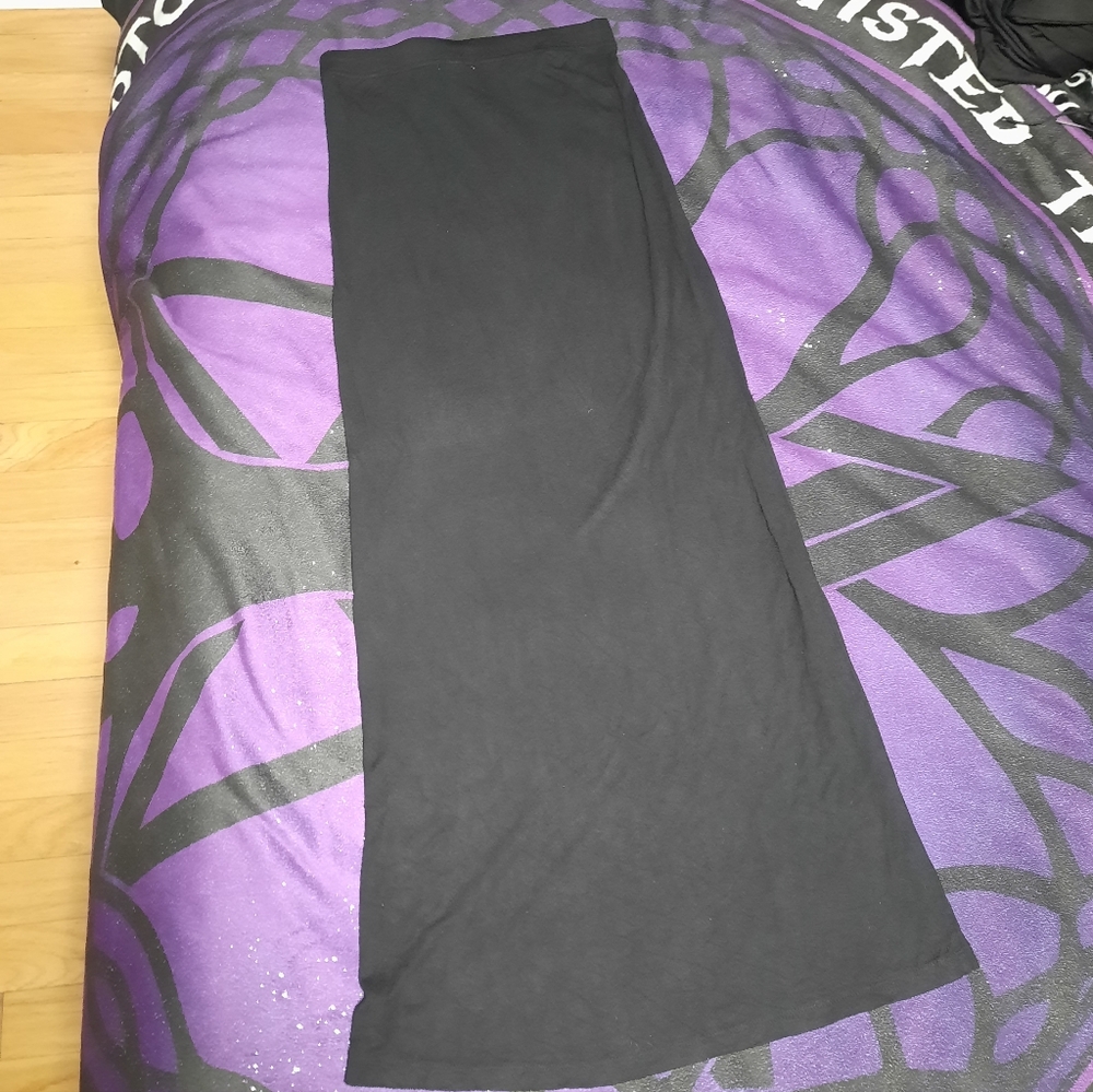 Bodicon Black Maxi Skirt